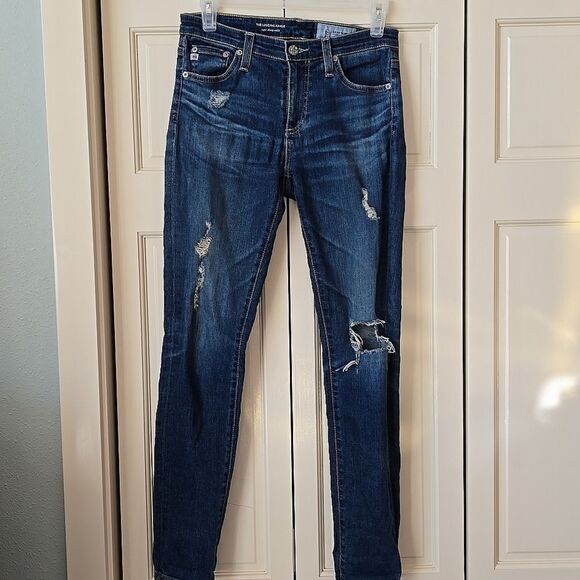 AG JEANS By Adriano Goldschimied! Size 27R, Super Skinny, Great Cond! - Picture 1 of 10